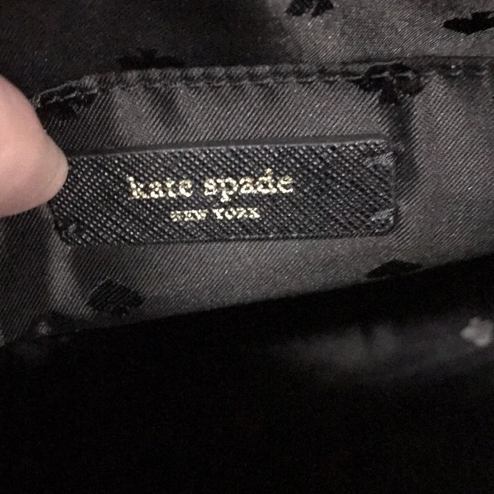 Kate Spade Joely Black Glitter Crossbody Bag